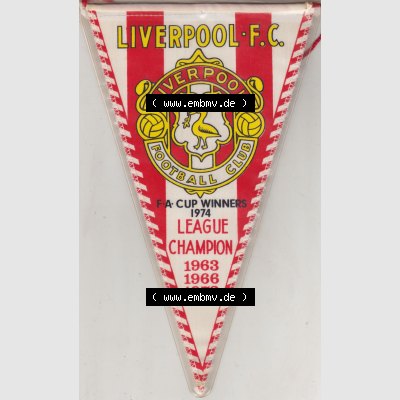 Internationaler Fußball Wimpel aus GBR England der FC Liverpool – auch bekannt als The Reds – ist ein am 3. Juni 1892 gegründeter Fußballverein aus Liverpool.... Sammlung