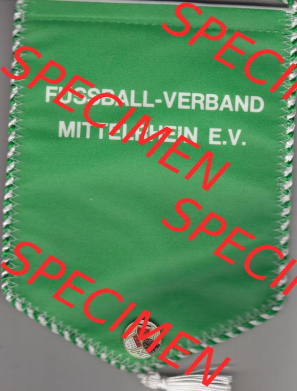 BRD Deutschland Sportclub Wimpel Fußball-Verband Mittelrhein e. V. (FVM) ist die Dachorganisation aller Fußballvereine im Bereich Mittelrhein, der die Fußballkreise... Sammlung