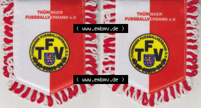 Fußball Wimpel Thüringer Fußball-Verband e. V. TFV, Fußballvereine in Thüringen Sammlung
