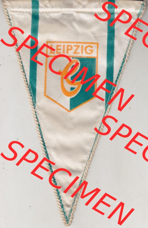 DDR Sportclub Wimpel BSG Chemie Leipzig, Vorderseite vom Wimpel, Betriebssportgemeinschaft Chemie Leipzig, kurz BSG Chemie Leipzig oder einfach nur Chemie Leipzig, war ein Leipziger... Sammlung