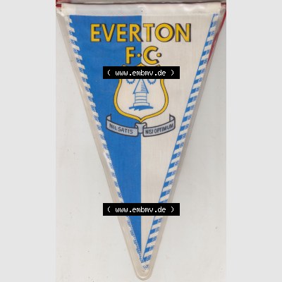 Internationaler Fußball Wimpel des GBR England FC Everton Fußballvereins – auch bekannt als The Toffees oder The Blues – ist ein englischer Fußballverein aus Liverpool.... Sammlung