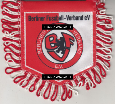 BRD Sportclub Wimpel Berliner Fußball-Verband e.V. (BFV) Kleiner Wimpel. Vorderseite vom Fußball-Wimpel vom Fußballclub bzw.... Sammlung