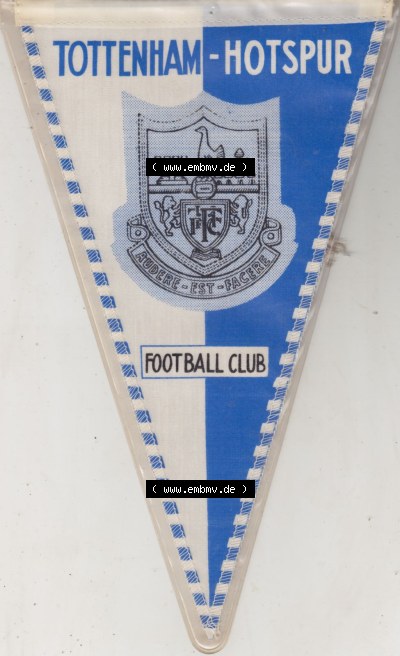 Fußball Wimpel der Tottenham Hotspur, auch oft unter Spurs oder Totts Sammlung